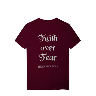 Nome do produto Faith over Fear 100% Algodão