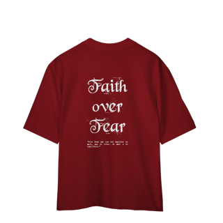 Nome do produto Faith over Fear Oversized
