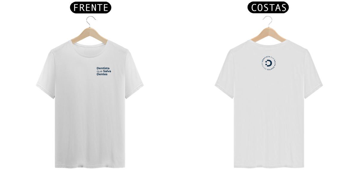 Nome do produto: Camiseta Pima - BC - Dentista que Salva Dentes