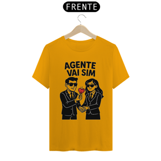 Nome do produto Camiseta Unisex Quality “Agente vai sim“