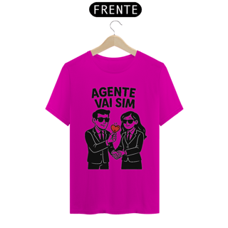Nome do produto Camiseta Unisex Quality “Agente vai sim“