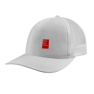 Nome do produto Boné Americano com Tela - Never Stop
