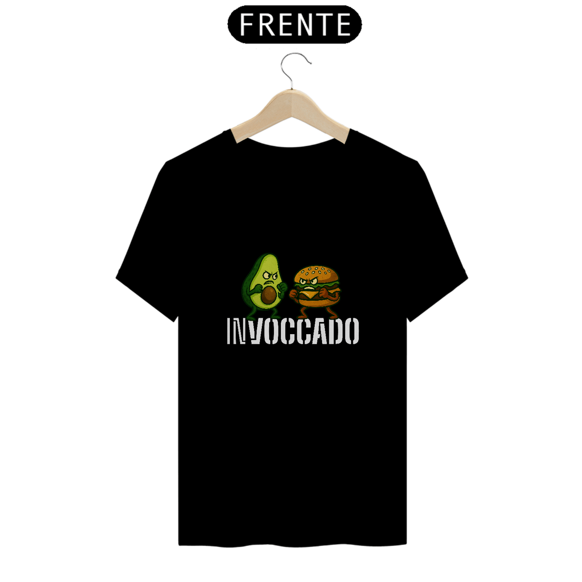 Nome do produto: Camiseta InVoccado - Prime - Luta versus Hamburguer