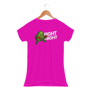 Nome do produto Camiseta Baby Long Dry UV - Feminina InVoccado Fight Night