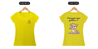 Nome do produto Camiseta Feminina Quality - (Consegui meu petisco) 