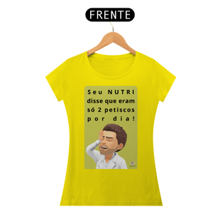 Nome do produto Camiseta Feminina Quality - Nutrir Pet (Só 2 peticos)
