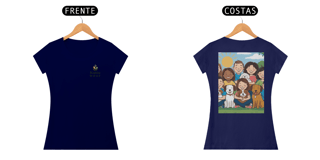 Nome do produto Camiseta Feminina Quality - (Amizade Pet)