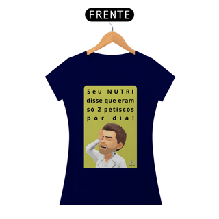 Nome do produto Camiseta Feminina Quality - Nutrir Pet (Só 2 peticos)