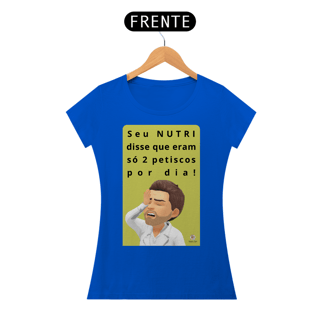 Nome do produto Camiseta Feminina Quality - Nutrir Pet (Só 2 peticos)