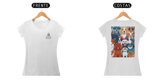 Nome do produto Camiseta Feminina - (Super Raças)