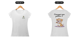Nome do produto Camiseta Feminina Quality - (Consegui meu petisco) 