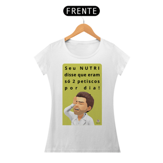 Nome do produto Camiseta Feminina Quality - Nutrir Pet (Só 2 peticos)