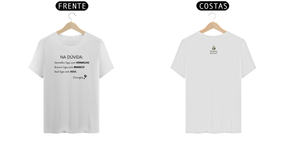 Camisa Masculina Prime - Linha Vet - Cirurgia - Branca