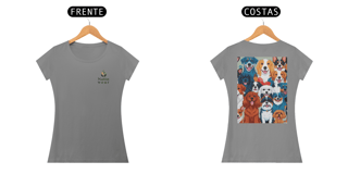 Nome do produto Camiseta Feminina - (Super Raças)