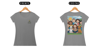 Nome do produto Camiseta Feminina Quality - (Amizade Pet)