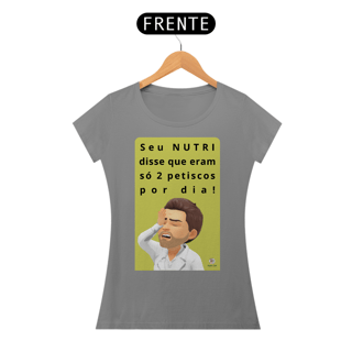 Nome do produto Camiseta Feminina Quality - Nutrir Pet (Só 2 peticos)