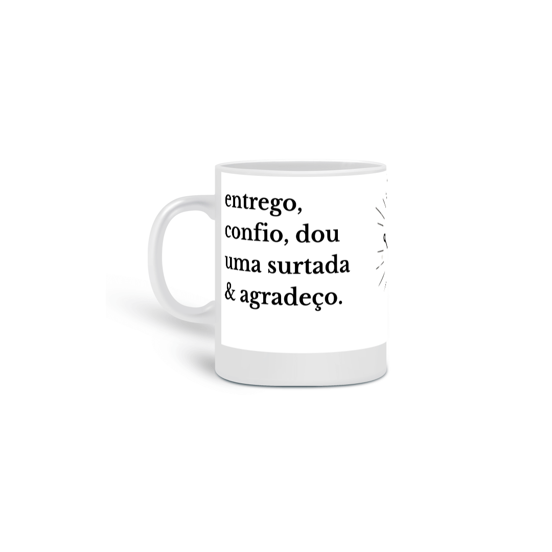 Nome do produto: Caneca -  (entrego, confio)