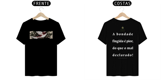 Camiseta Masculina Prime - (Bondade fingida) - Letra Branca III