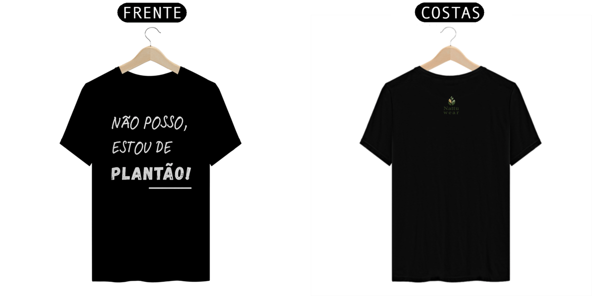 Nome do produto: Camisa Masculina Prime - Linha Vet - Plantão - Preta