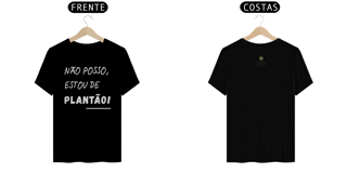 Camisa Masculina Prime - Linha Vet - Plantão - Preta