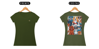 Nome do produto Camiseta Feminina - (Super Raças)