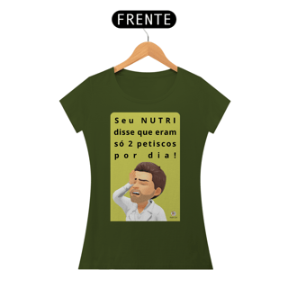 Nome do produto Camiseta Feminina Quality - Nutrir Pet (Só 2 peticos)