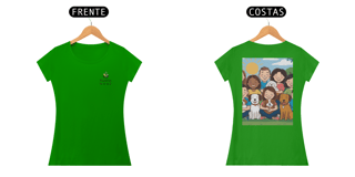 Nome do produto Camiseta Feminina Quality - (Amizade Pet)
