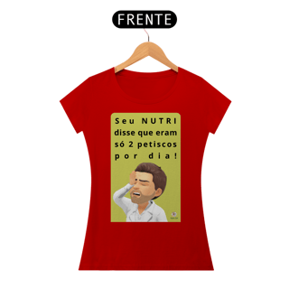 Nome do produto Camiseta Feminina Quality - Nutrir Pet (Só 2 peticos)