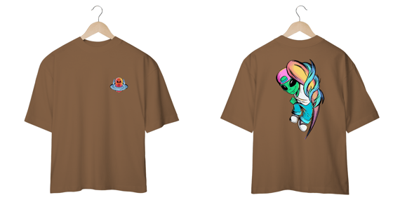 Camiseta Oversized - Alien K.O