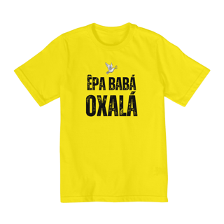 Nome do produto Camiseta Infantil Oxalá Quality (10 a 14)