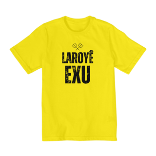 Nome do produto Camiseta Infantil Exu Quality (10 a 14 - logo preto)