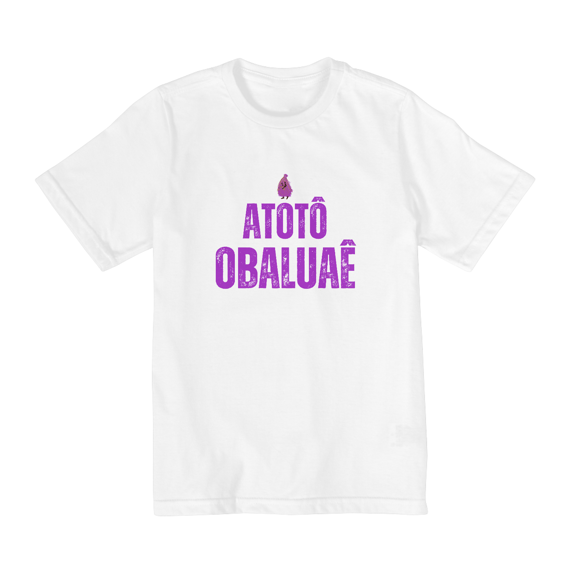 Camiseta Infantil Obaluaê Quality (10 a 14)