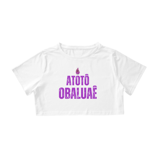 Nome do produto Cropped Obaluaê