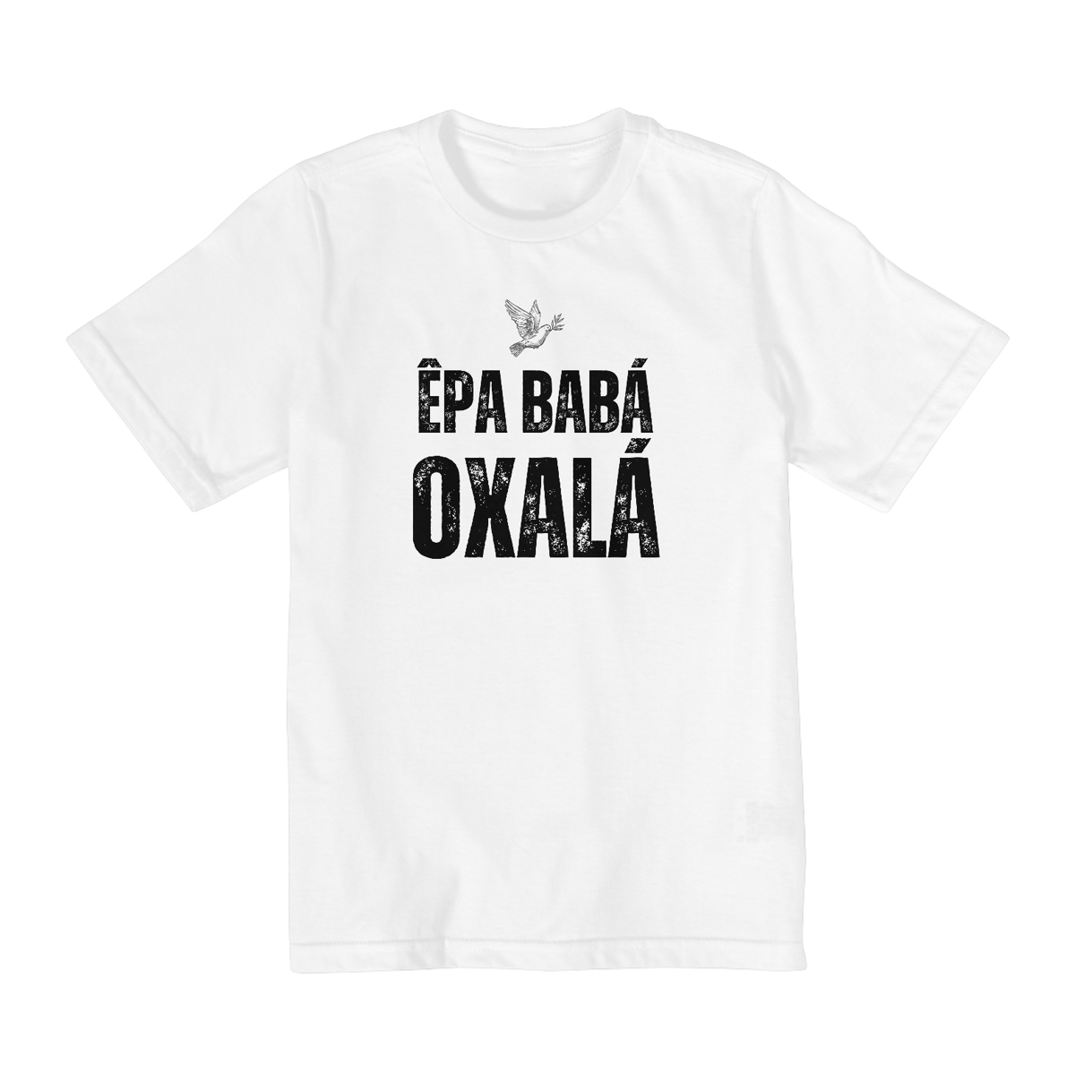 Nome do produto: Camiseta Infantil Oxalá Quality (10 a 14)