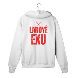 Nome do produto Moletom com Zíper Exu (logo vermelho)