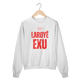Nome do produto Moletom Fechado Exu (logo vermelho)
