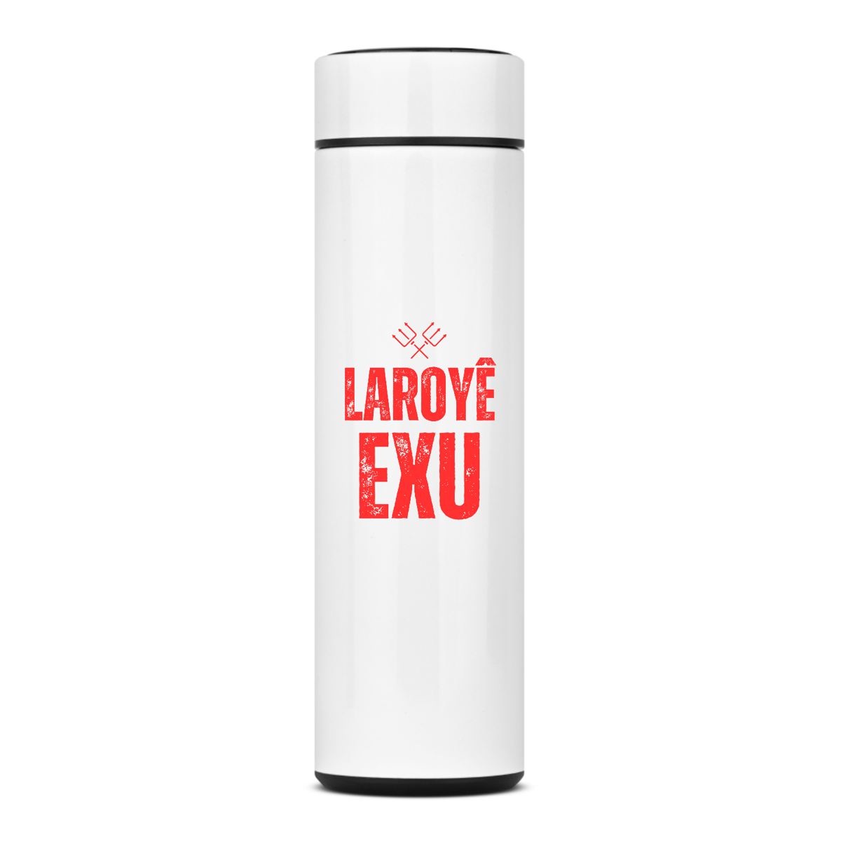 Nome do produto: Garrafa Térmica Exu (logo vermelho)