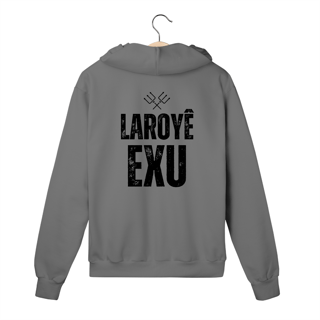 Nome do produto Moletom com Zíper Exu (logo preto)