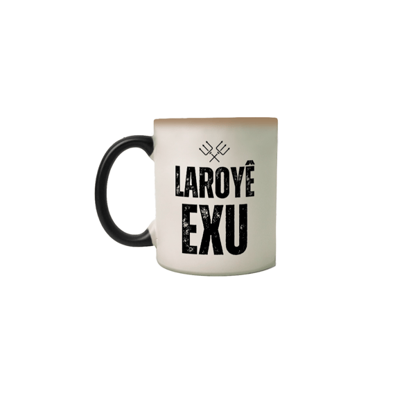 Caneca Mágia Exu (logo preto)