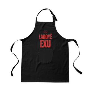 Avental Exu (logo vermelho)