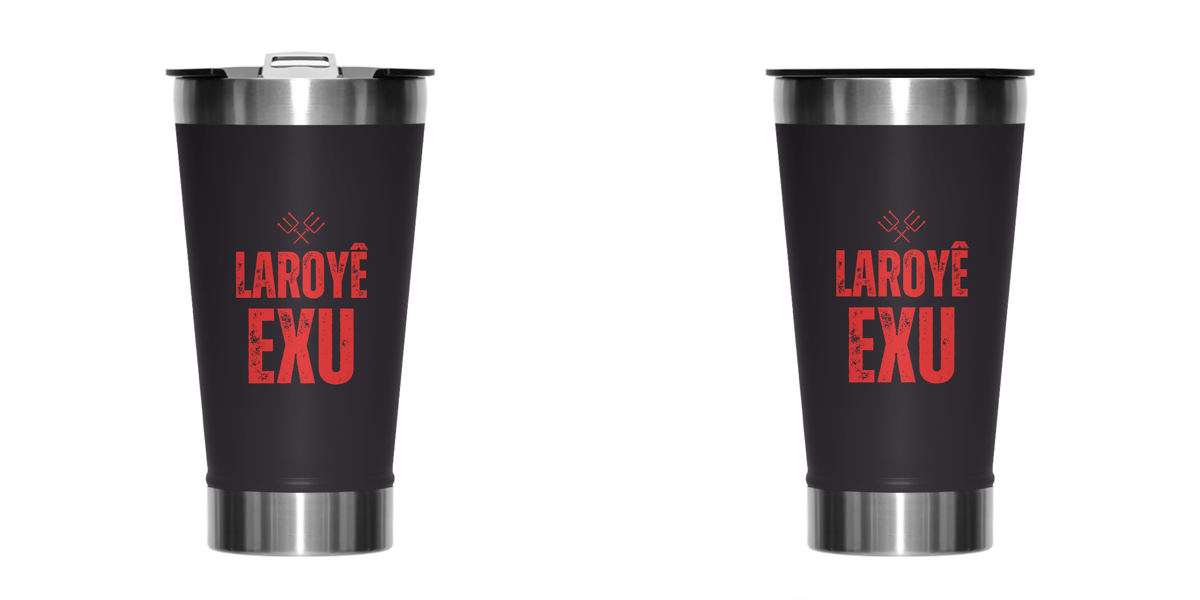 Nome do produto: Copo Térmico Exu (logo vermelho)