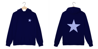Nome do produto STAR MOLETOM (blue)