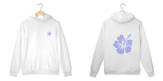 Nome do produto HIBISCUS FLOWER MOLETOM (blue)
