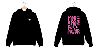 Nome do produto MORE AMORE MOLETOM