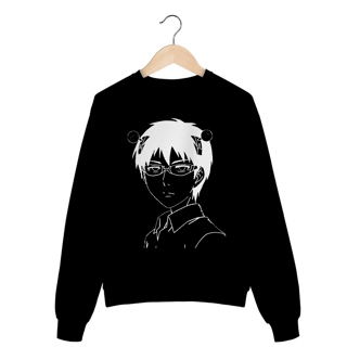 Moletom Saiki Kusuo Branco