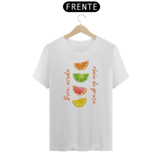 Nome do produto T-shirt - Doce, Azeda e Cheia de Graça