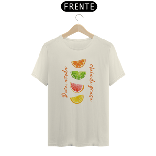 Nome do produto T-shirt - Doce, Azeda e Cheia de Graça