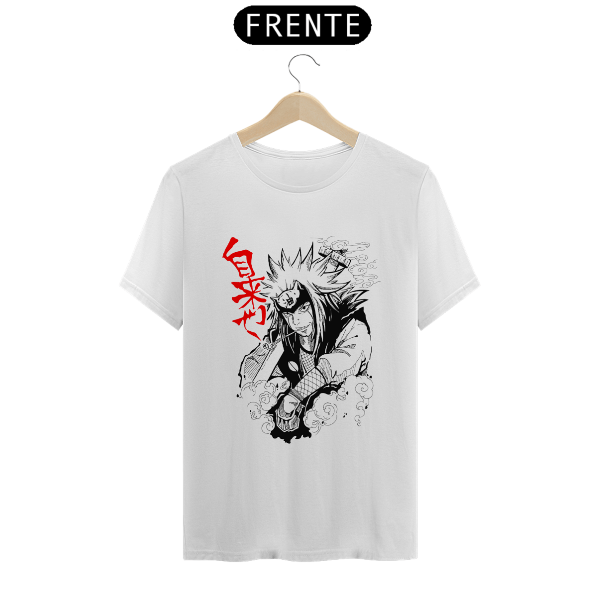 Nome do produto: Camiseta Normal do Jiraiya – Naruto Shippuden
