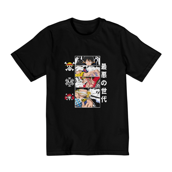 Camiseta Infantil One Piece (10 a 14 anos)