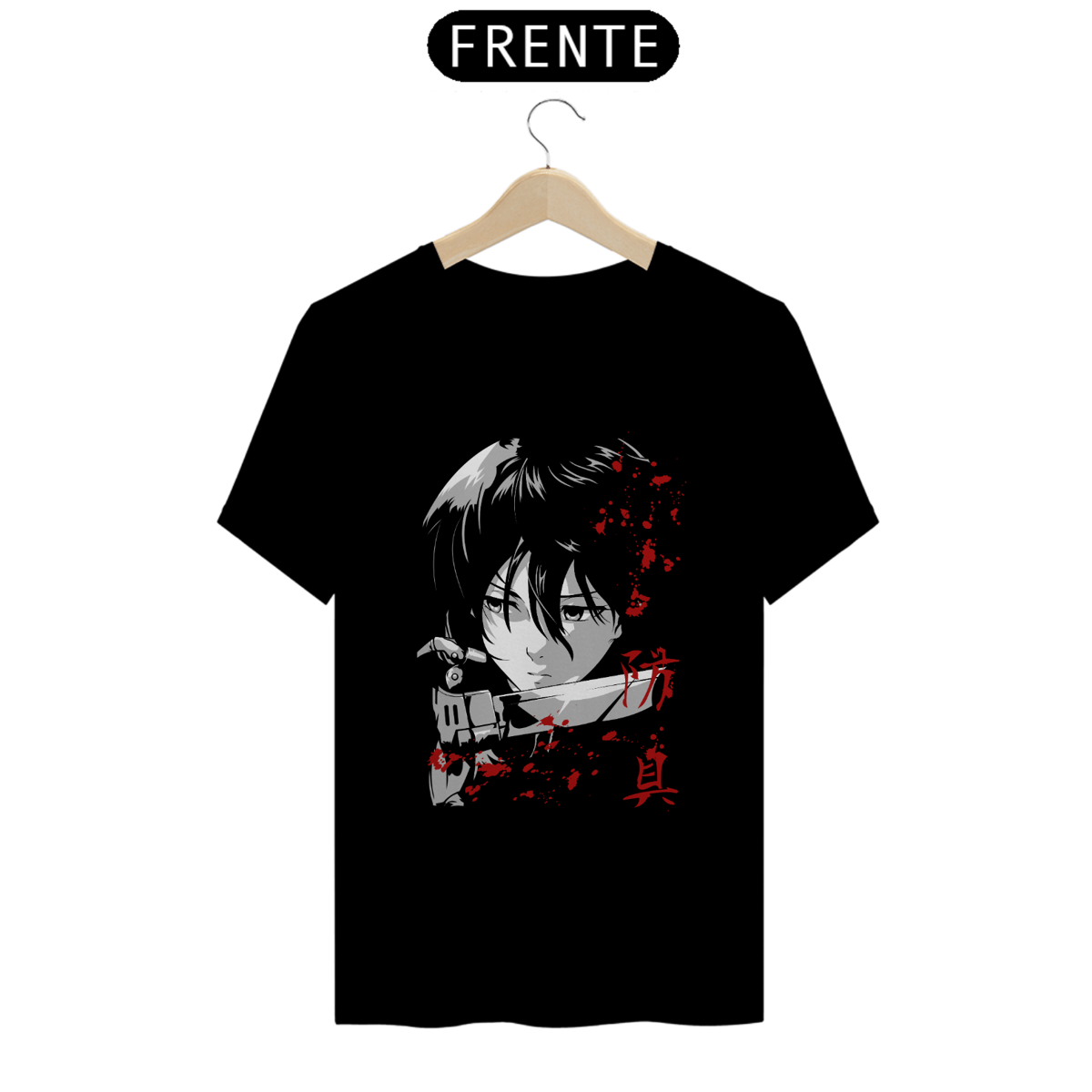 Nome do produto: Camiseta da Mikasa Ackerman – Attack on Titan